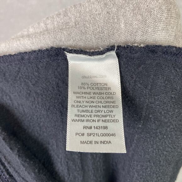 Chubbies Mens L The Crop Circles 7" Velour Shorts Black Elastic Waist Pockets - Picture 7 of 7